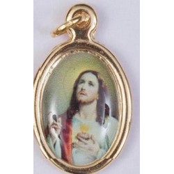 Colour Sacred Heart of Jesus Medal
