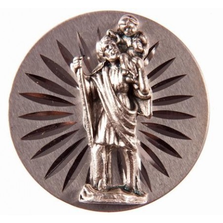 St Christopher magnetic car plaque