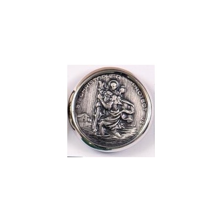 St Christopher magnetic car plaque