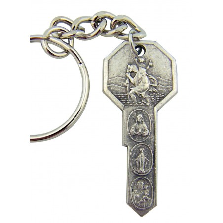 St Christopher 'Key' keyring