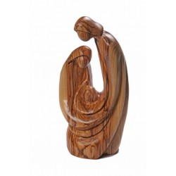 Hand Carved Olive Wood Statue of the Holy Family