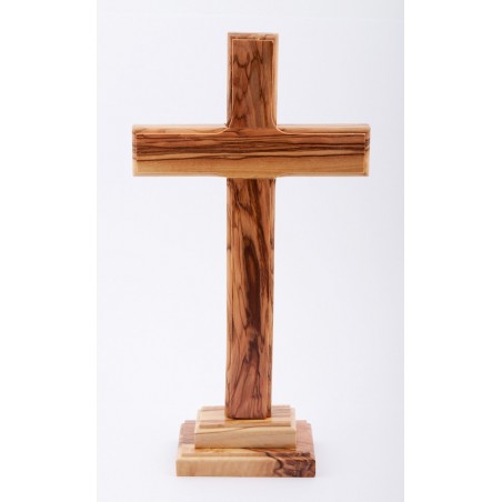Olive Wood Standing Cross