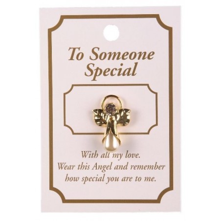 Someone Special Guardian Angel Lapel Brooch
