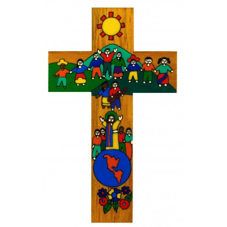 15 cm Children of the World United Wood Cross