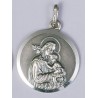 18mm Sterling Silver St Anthony Medal and Chain