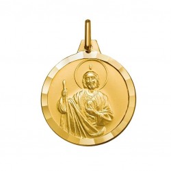 18 mm 9ct Gold St Jude Medal