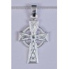 30mm Sterling Silver Celtic Cross and Necklet 