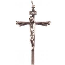 10cm  Metal Crucifix with modern style Corpus of Christ