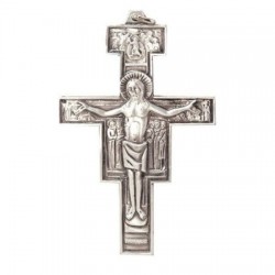 7cm  Franciscan Cross Metal Crucifix.