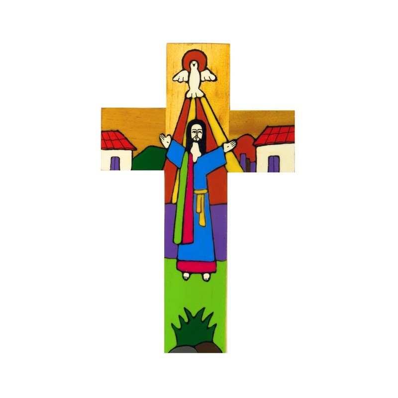 25cm Risen Christ Cross