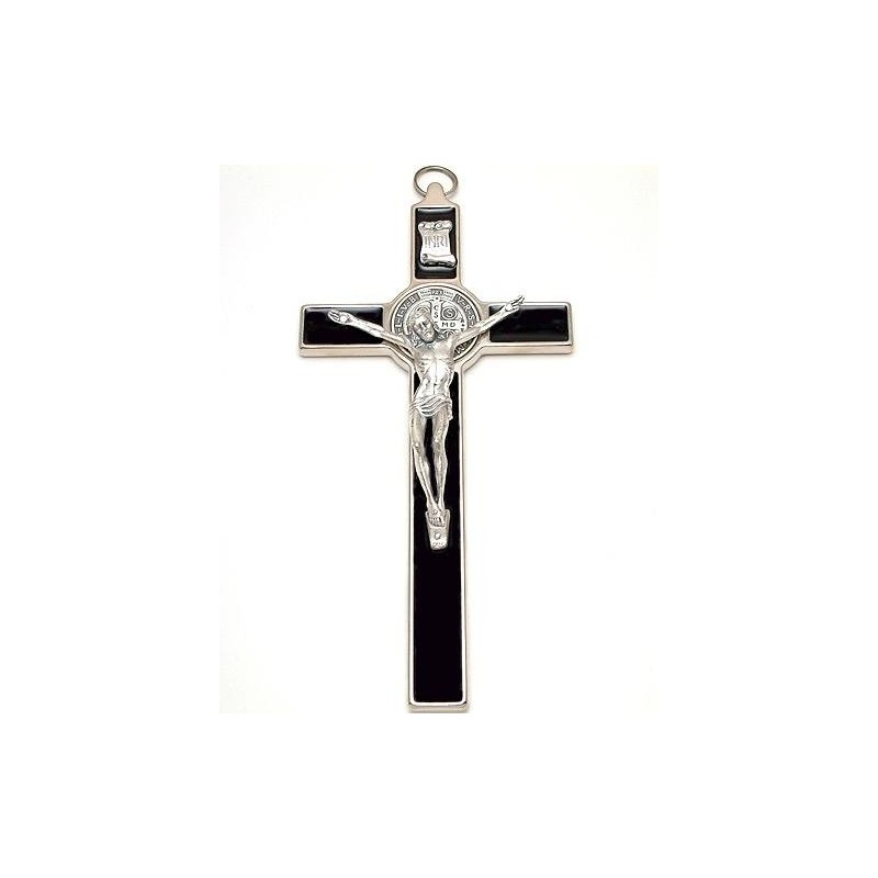 20 cm Black St. Benedict Cross Crucifix.