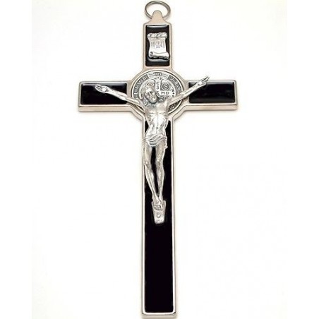 20 cm Black St. Benedict Cross Crucifix.
