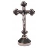 6 cm Ornate Black Standing Crucifix