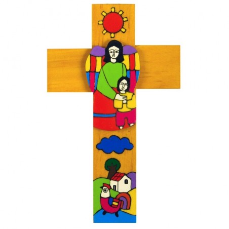 25cm My Guardian Angel BoyCross