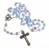 Sapphire Blue Rosary Beads.Traditional Rosary Beads.