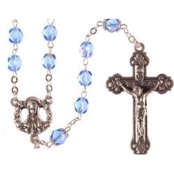Sapphire Blue Rosary Beads