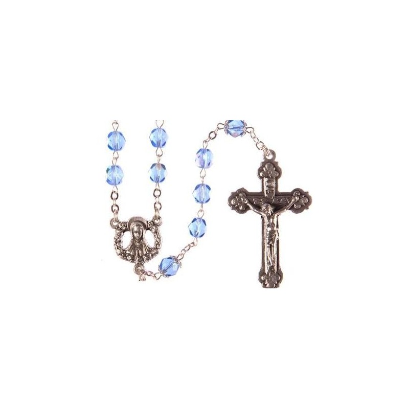 Sapphire Blue Rosary Beads