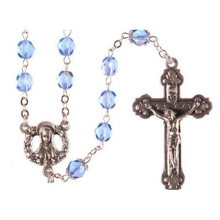 Sapphire Blue Rosary Beads