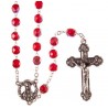Garnet Rosary Beads. Traditional Rosary Beads.