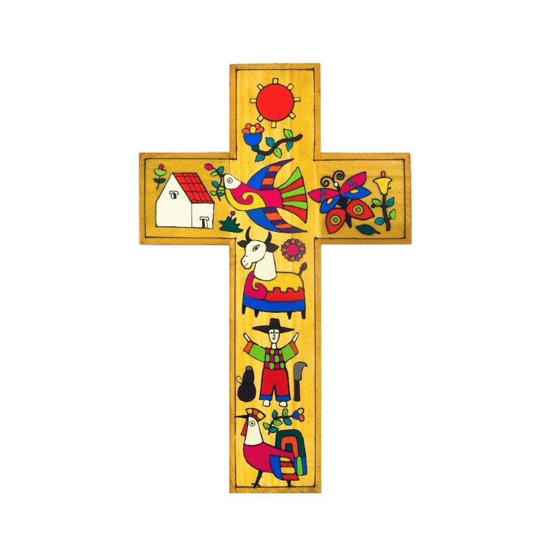 25cm Living World Cross