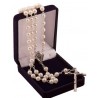 Cream Pearl Bead Rosary . Pefect First Holy Communon Rosary.