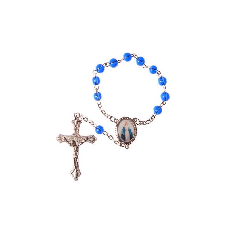 Our Lady Immaculate One Decade Rosary Bead.