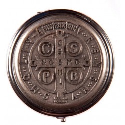 Genuine Haematite Rosary Beads in St Benedict Presentation Box. 