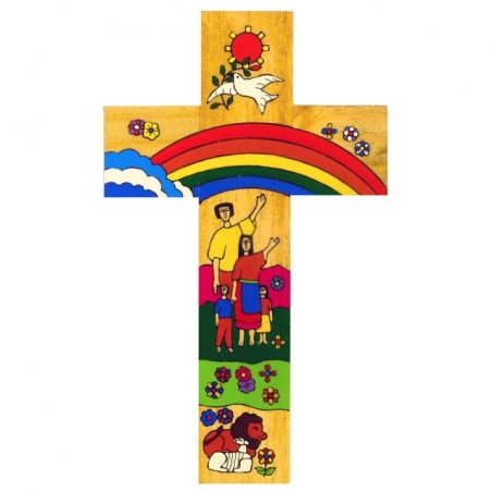 40 cm Rainbow Cross