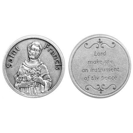 Saint Francis of Assisi Prayer Token